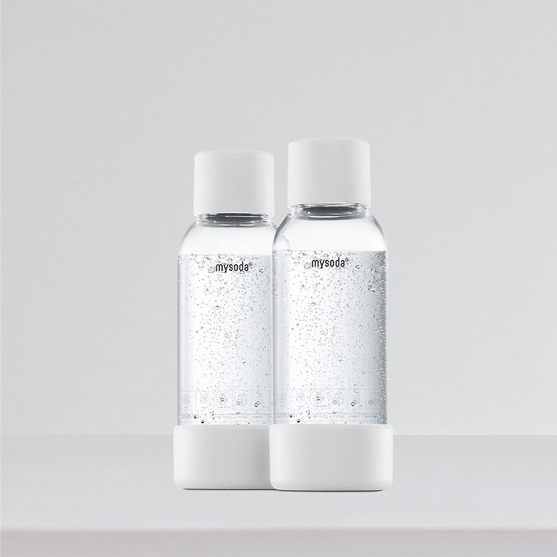 Finland [mysoda] 0.5L special water bottle-2 pieces-white - Pitchers - Other Materials White