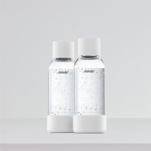 芬蘭 mysoda 氣泡水機 芬蘭【mysoda】0.5L專用水瓶-2入-白