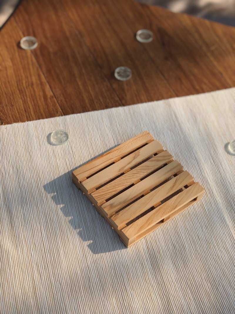 迷你小棧板杯墊 /植栽架 - 盆栽/植栽 - 木頭 