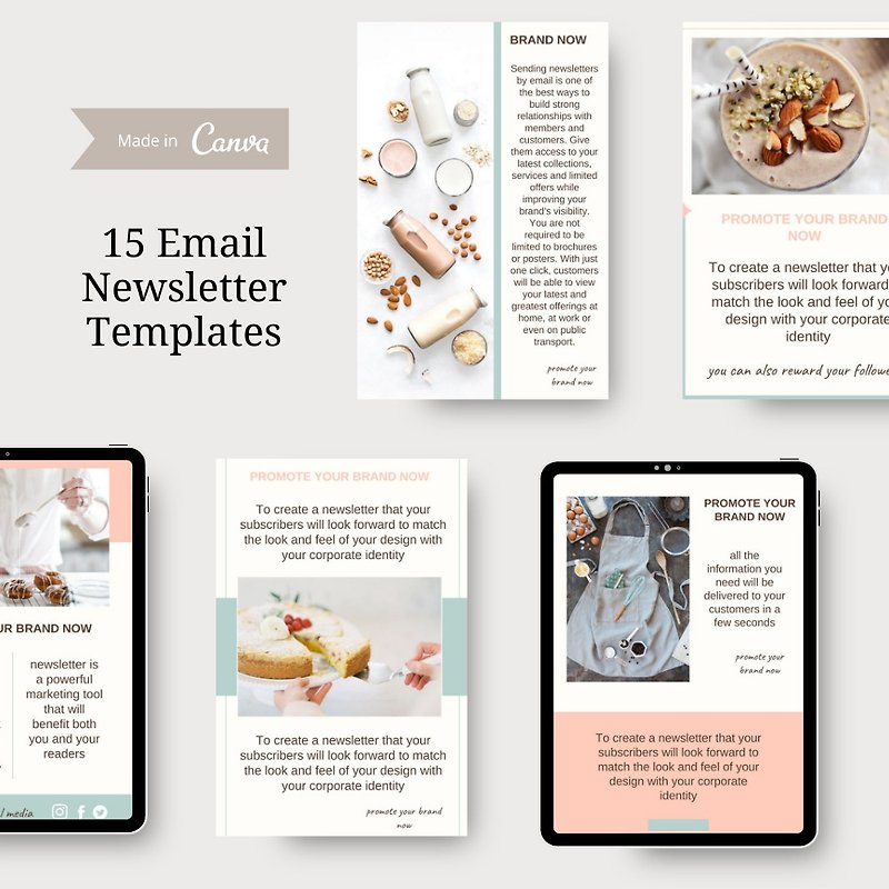 Email Newsletter Templates - Notebooks & Journals - Other Materials 