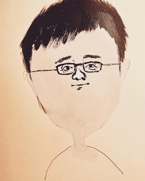 Daphne H.C. Shen 可愛搞怪似顏繪 客製化人像-1人 生日/情人節/結婚/聖誕節/求婚