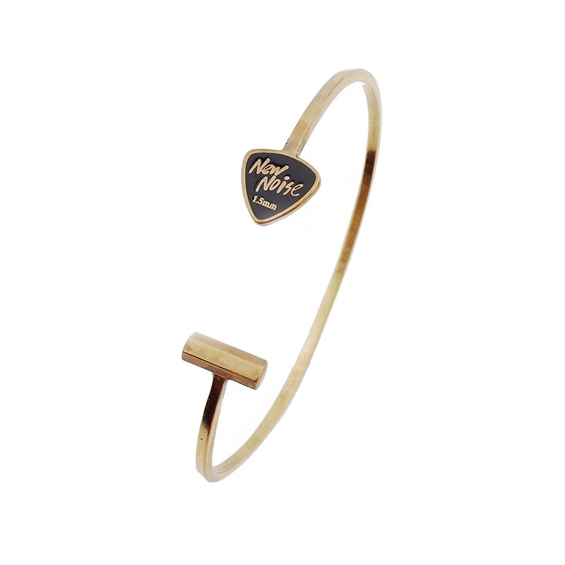 Simple hexagonal pick bracelet - Bracelets - Other Metals Gold