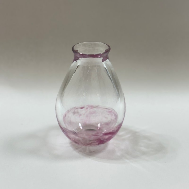 晨曦桃霧玻璃花瓶 - 擺飾/家飾品 - 玻璃 