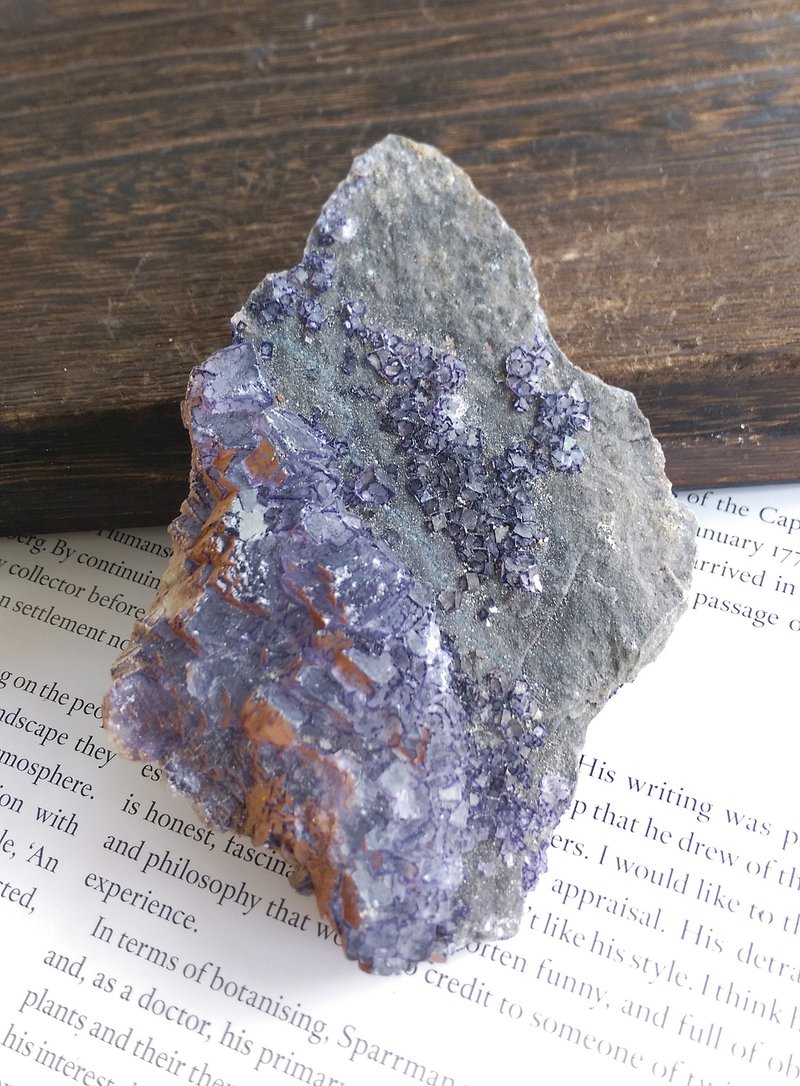 Fluorite 貴州產地 紫邊螢石 天然礦石 原礦 - 擺飾/家飾品 - 其他材質 