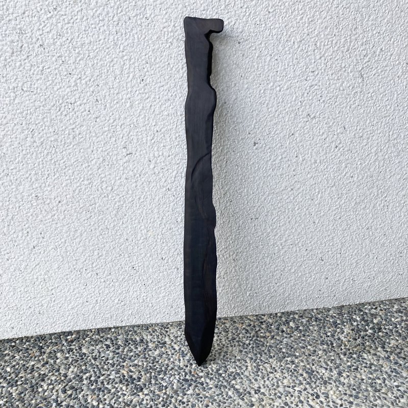 I sell sword night type magic sword mulberry art wooden knife handmade art wooden sword magic sword demon knife - ของวางตกแต่ง - ไม้ 