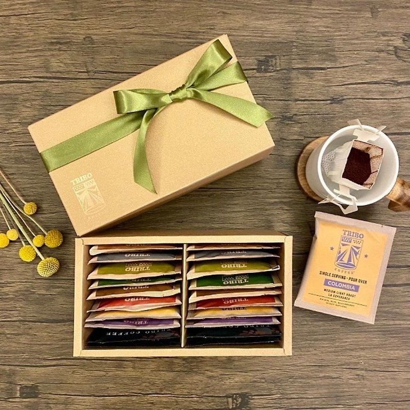 TRIBO COFFEE Drain Coffee- Ultimate Flavor Gift Box (20pcs/10types) - กาแฟ - วัสดุอื่นๆ 