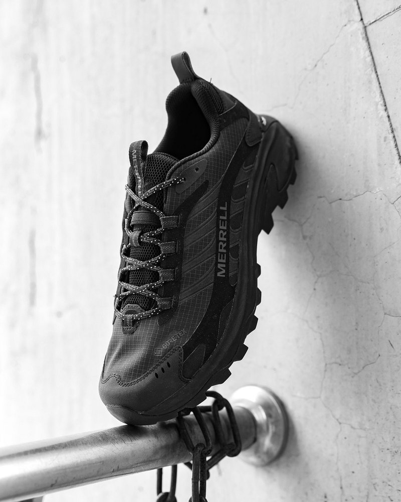 MERRELL MOAB SPEED 2 GORE-TEX抗撕裂防水登山止滑健行鞋 男-黑 - 男運動鞋/球鞋 - 防水材質 
