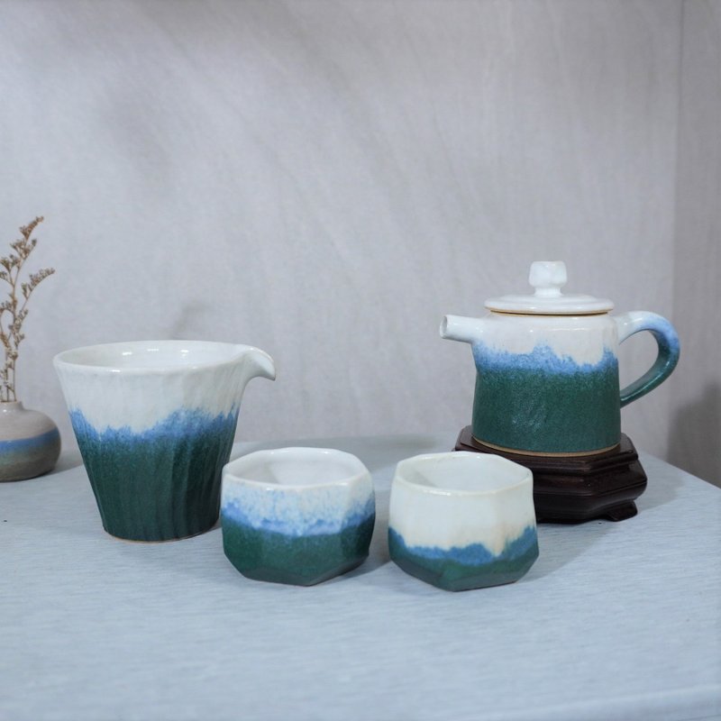 青山茶具組 - 茶壺/茶杯/茶具 - 陶 多色
