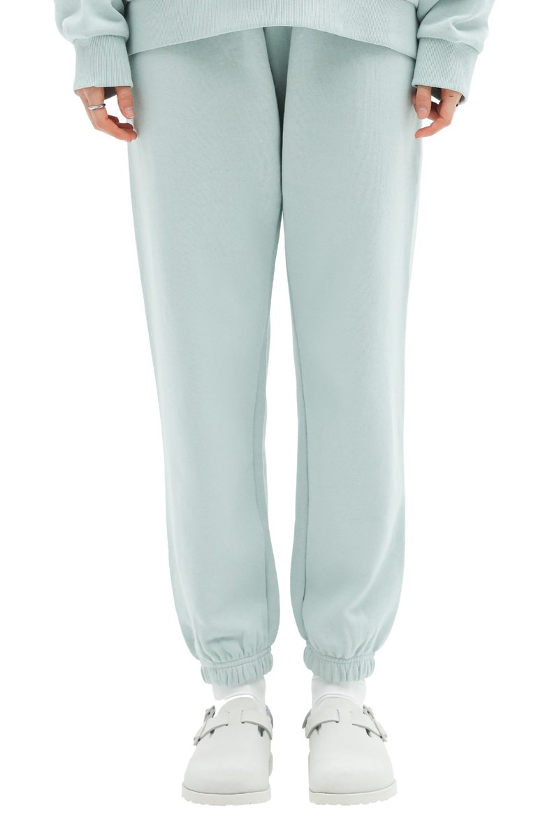 Powder Blue Sweatpants - Unisex Pants - Cotton & Hemp 