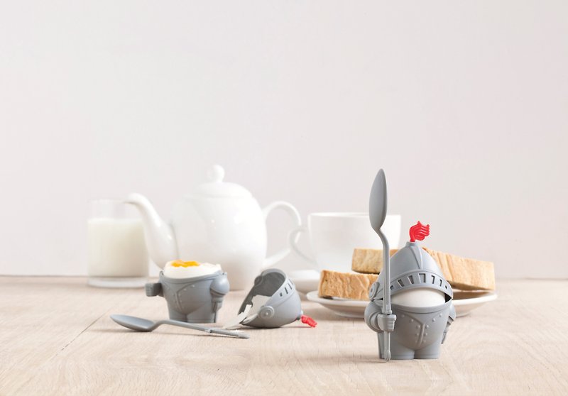 [PELEG-DESIGN] Arthur Round Table Samurai Egg Cup - Cookware - Plastic Silver