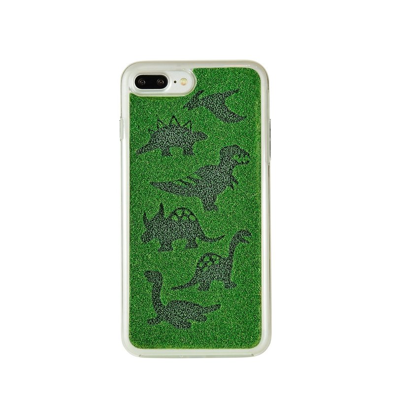 ME by ShibaCAL dinosaurs for iPhone Case / iPhone7/8 / iPhone7/8 Plus　恐龍圖案  防摔保護 手機殼 - 手機殼/手機套 - 其他材質 綠色