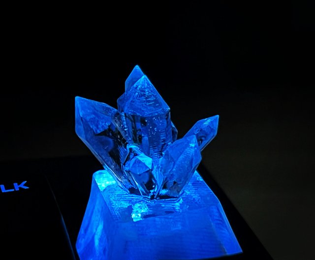 キーキャップ 鉱石 クリスタル ゲーム 透明 クリア ゲーミング