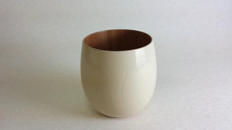 Keyaki Tamayura Cup Vanilla - Mugs - Wood White