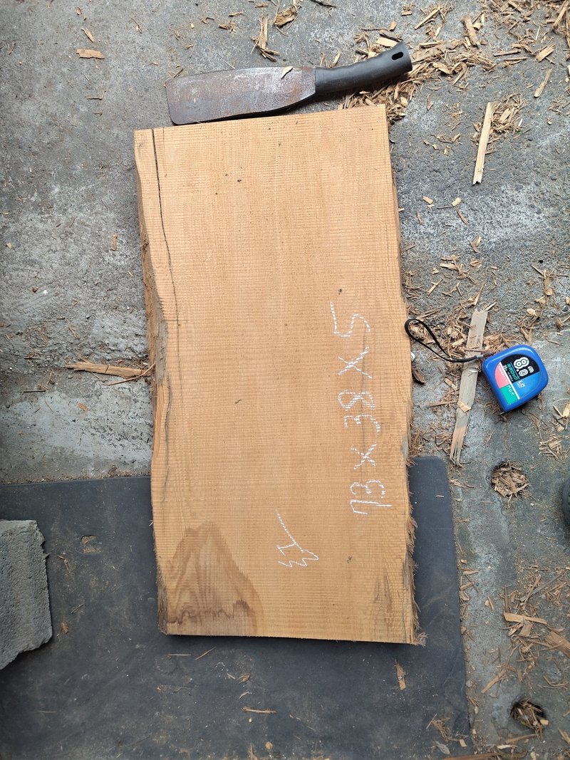 Taiwan Native Red Cypress Wood Slab - Length 73cm, Width 38cm, Height 5cm - งานไม้/ไม้ไผ่/ตัดกระดาษ - ไม้ 