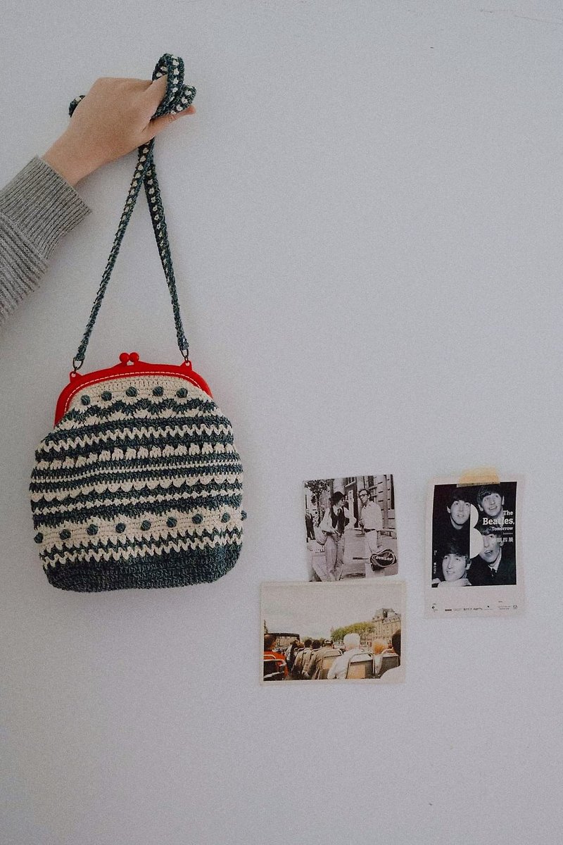 Holiday Picknit │ Bohemian Frame Purse - Messenger Bags & Sling Bags - Cotton & Hemp 