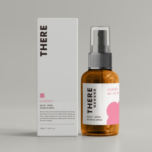 THERE 臺灣功能性香氛品牌 【THERE所向】01. GARDEN - 隨身兩用香氛噴霧(50ml/瓶) 空間噴霧