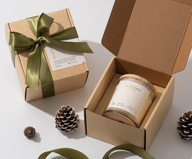 Candle Gift Box 100% Organic Soy Candles Christmas Candle Gift Set