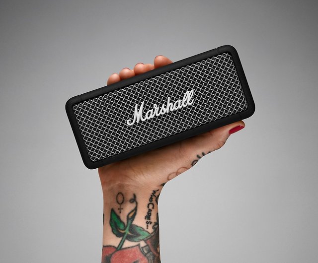 Marshall Emberton Bluetooth Speaker (Black / Forest) - Shop