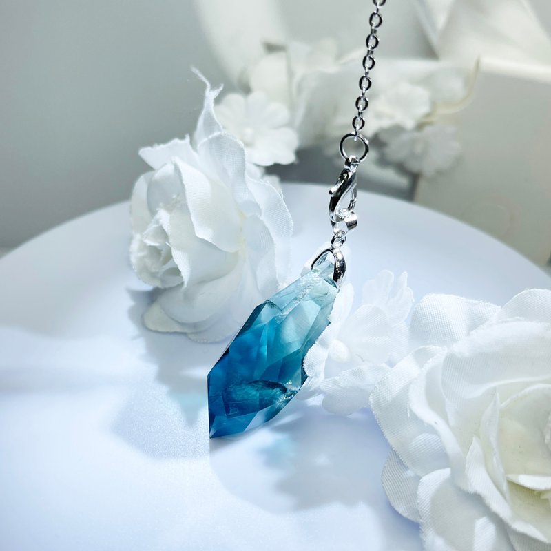 靈擺項鍊第一專業品牌 天然水晶項鍊天使淚靈擺吊墜 能量療癒禮盒 - 項鍊 - 水晶 多色