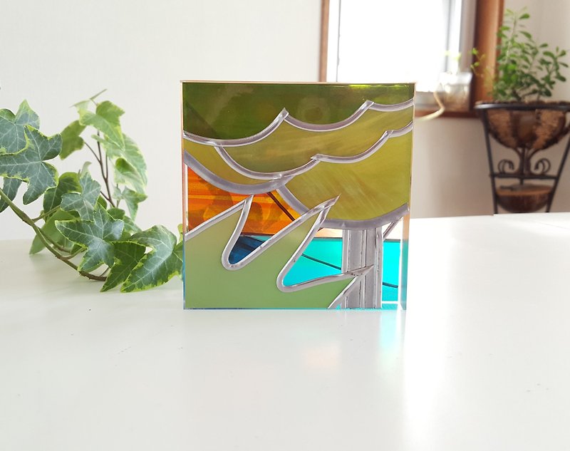 Healing Art made with Glass art 　Ryukyu Island5 - Items for Display - Plastic Multicolor