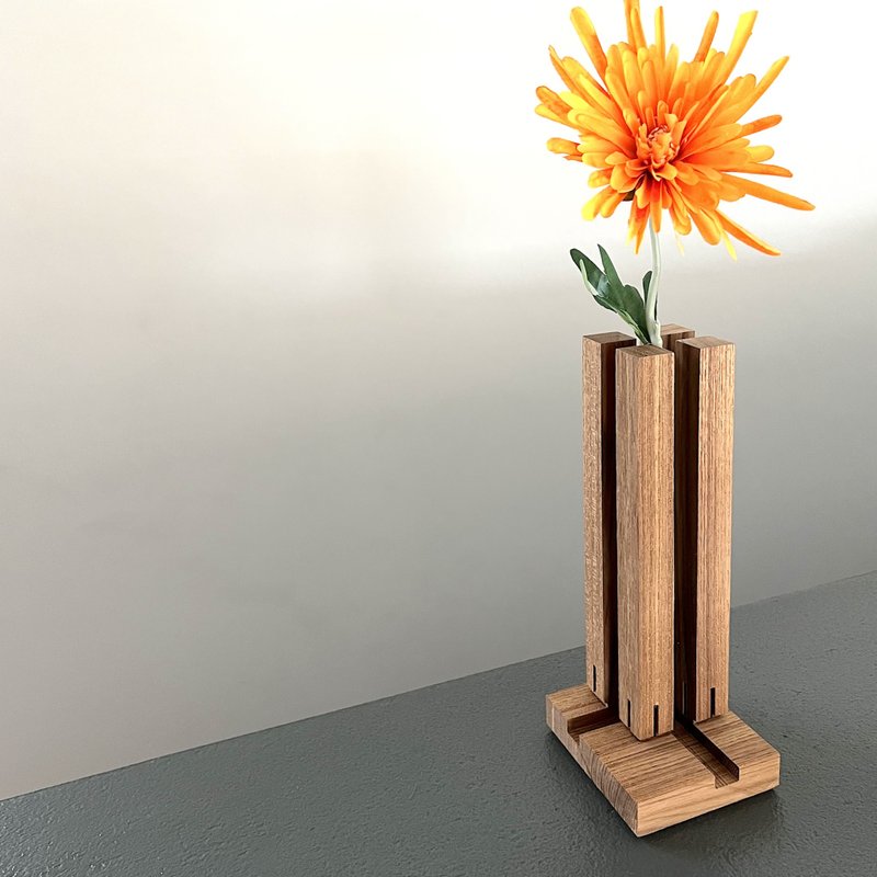 Wooden Vase - 擺飾/家飾品 - 木頭 