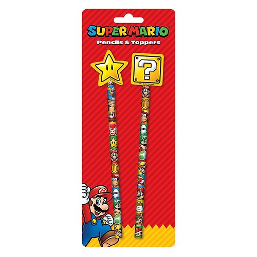 Dope 私貨 【任天堂】瑪利歐 Super Mario 2入造型鉛筆組