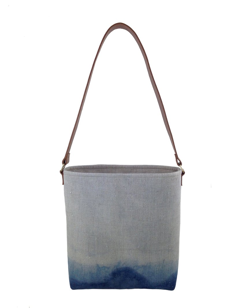 Linna indigo tote - 側背包/斜背包 - 棉．麻 多色