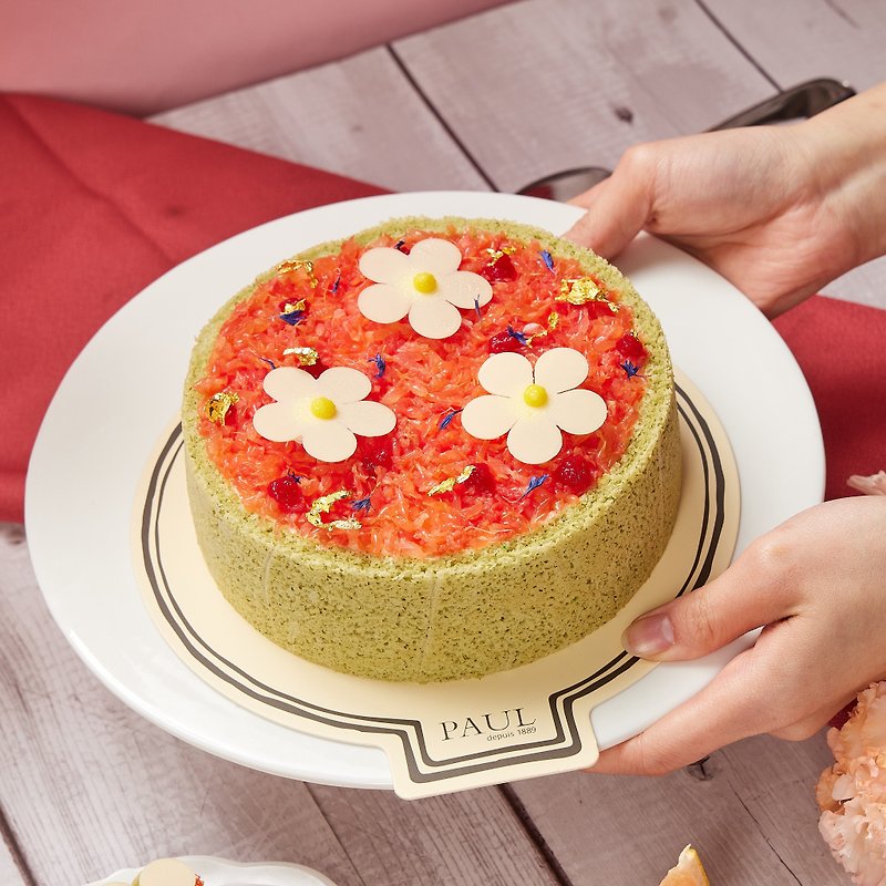 [Mother's Day Limited Cake] Yumi Hanaxiang (order to 5/5) (shipping included) - เค้กและของหวาน - วัสดุอื่นๆ สึชมพู
