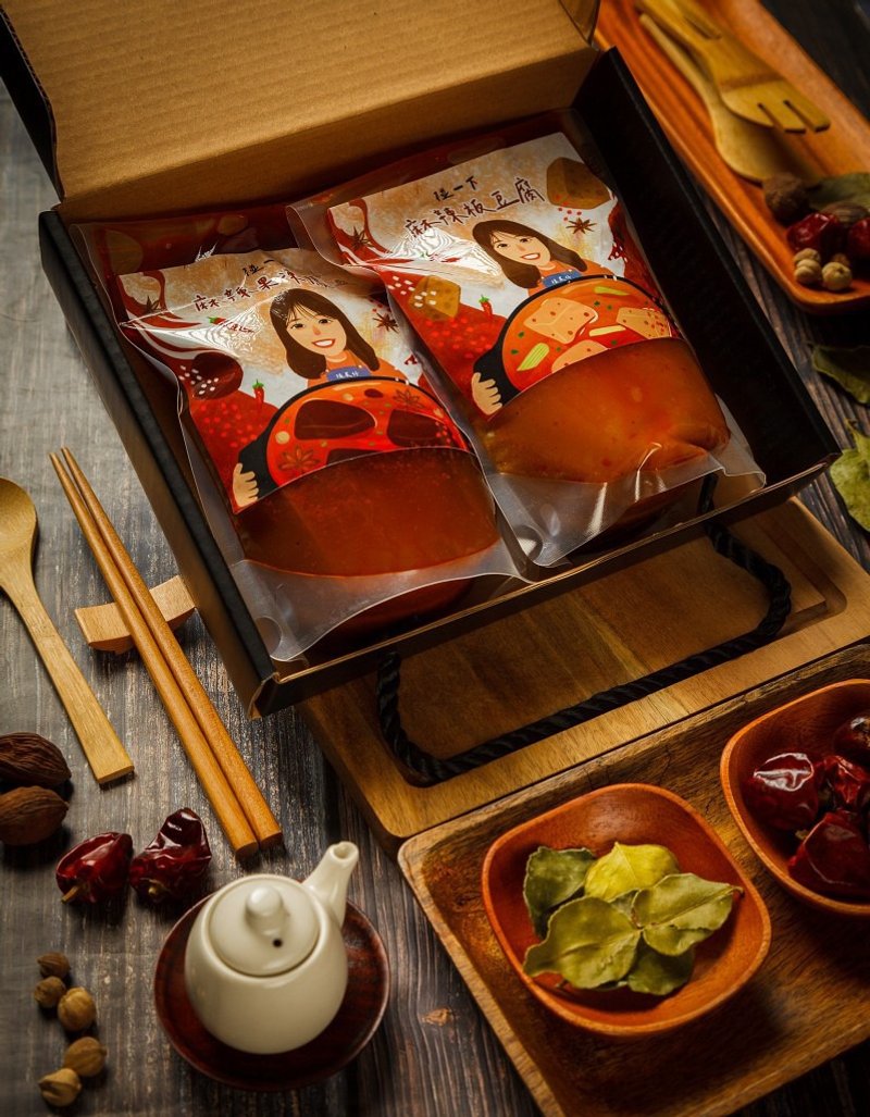 【免運組】(Pinkoi獨家優惠)麻辣獨享鍋(1-2人份,鴨血豆腐各一包) - 其他 - 其他材質 橘色