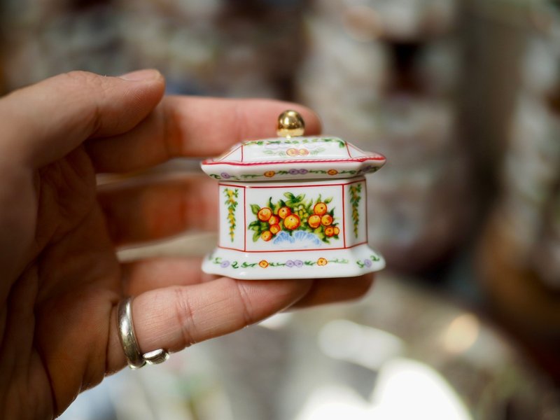 DelPrado small porcelain box - ของวางตกแต่ง - เครื่องลายคราม 