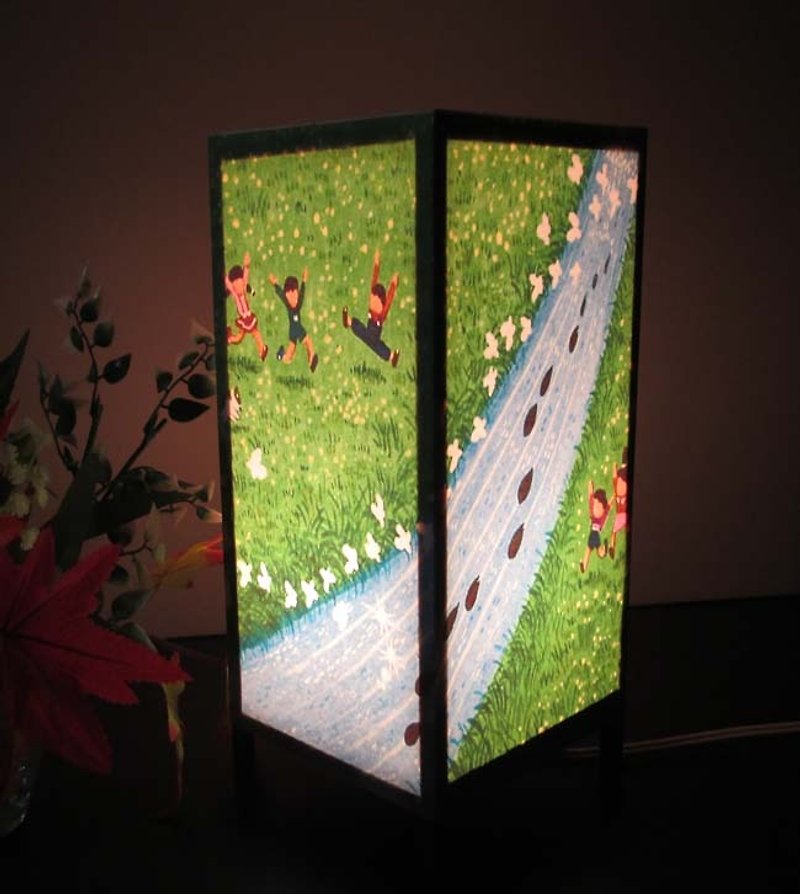 Healing Light Stand-3 form of Ogawa »6-33-peace of dream lamp hunting «spring - Items for Display - Paper Green