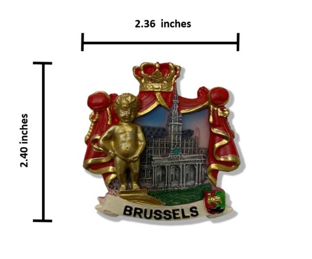 ベルギーブリュッセル 小便小僧 ホワイトボードマグネット + ゲント