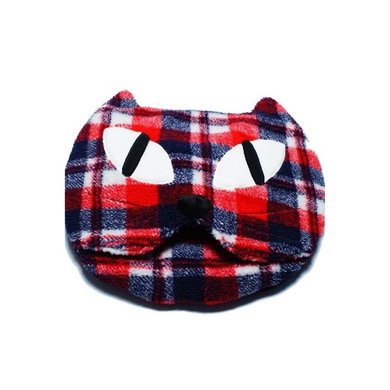 Noafamily, Noah Big Eye Cat Winter Plaid Foot Mat_R H672-R - Other - Other Materials 