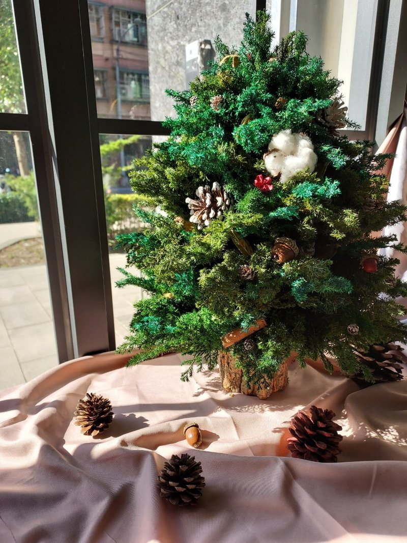 Customized Preserved Cedar Christmas Tree - ช่อดอกไม้แห้ง - พืช/ดอกไม้ 