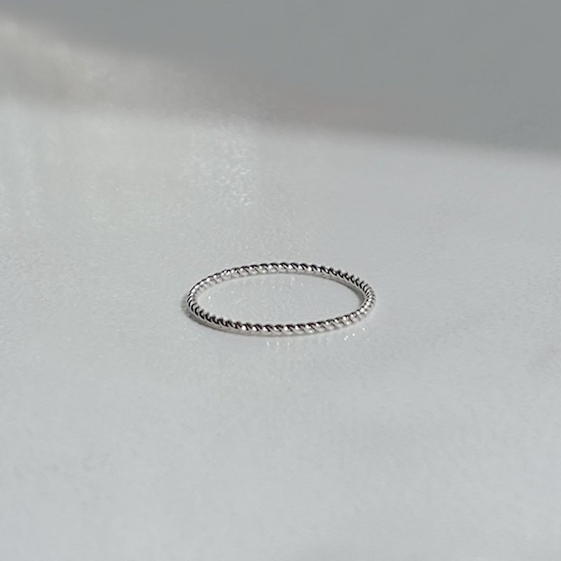 925 Sterling Silver | Twisted Ring - แหวนทั่วไป - เงินแท้ สีเงิน