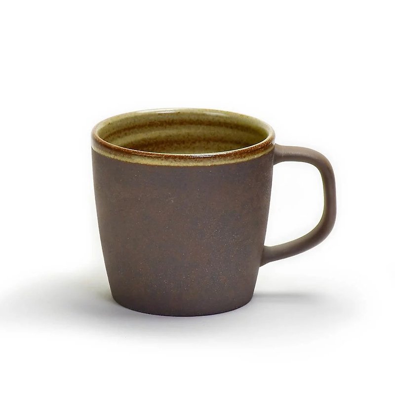 Aurli 奧利│老岩泥咖啡杯-滿溢杯(火/焱/炎焱) - 咖啡杯 - 其他材質 咖啡色