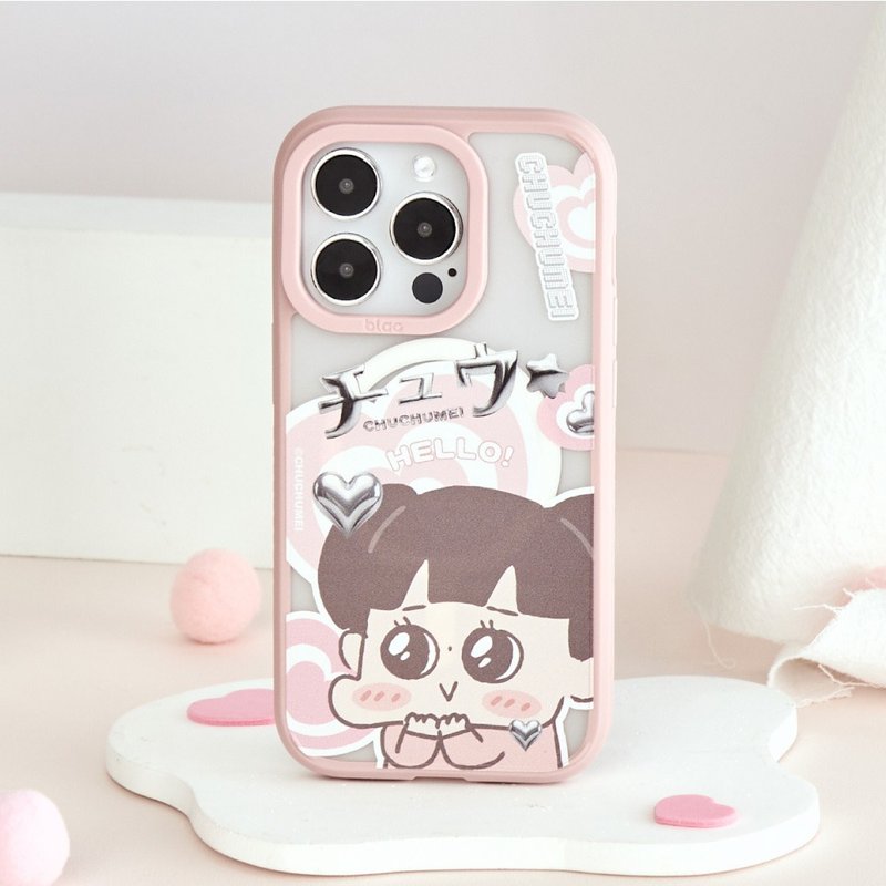 Tweet girl tried to use Y3K Aurora fog to penetrate MagSafe iPhone case - Misty Pink - เคส/ซองมือถือ - ซิลิคอน หลากหลายสี