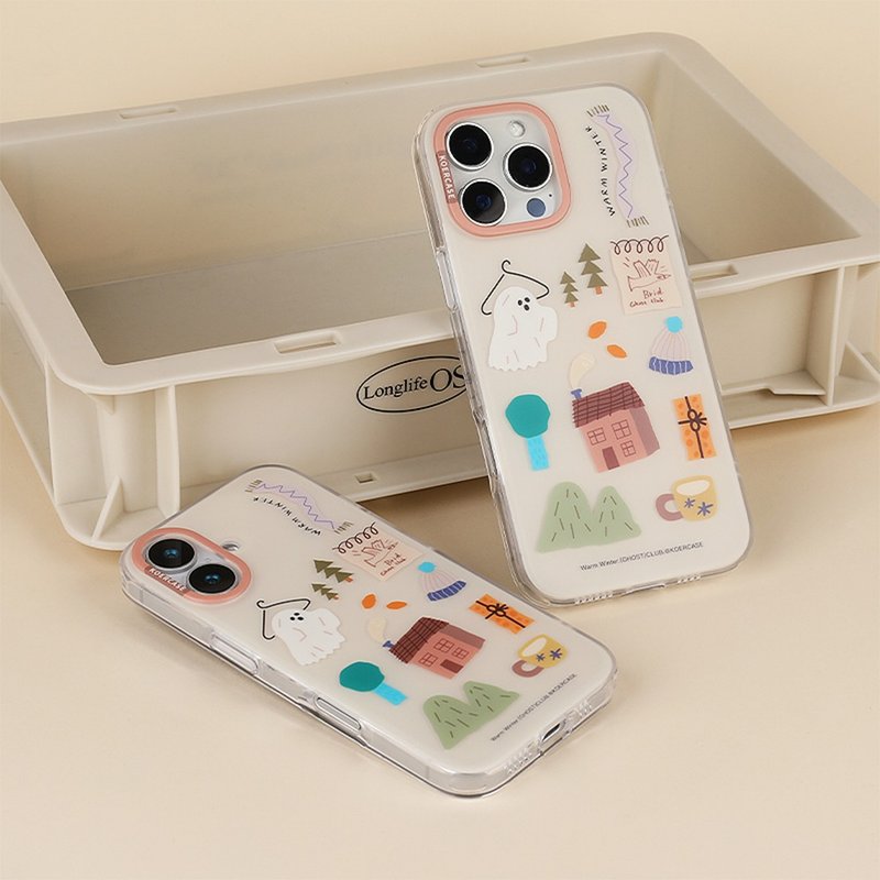 冬季小幽靈春暖花開  iPhone 手機殼 - 手機殼/手機套 - 其他材質 