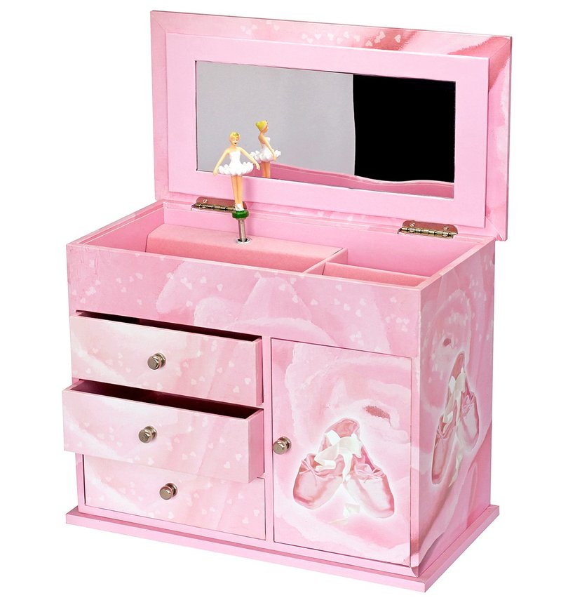 Trousselier - Ballerina Chest of Drawers Music Box - Pink - ของเล่นเด็ก - วัสดุอื่นๆ 