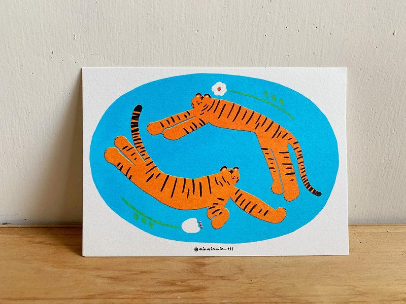 Postcards | Year of the Tiger Greeting Cards - การ์ด/โปสการ์ด - กระดาษ 