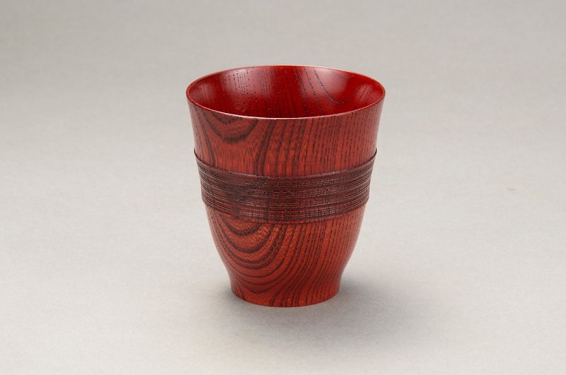 欅Cup　200　あかね - 咖啡杯/馬克杯 - 木頭 紅色