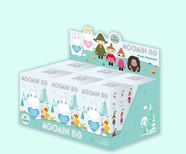 80周年記念 VIPO ムーミンふわふわ ぬいぐるみペンダント