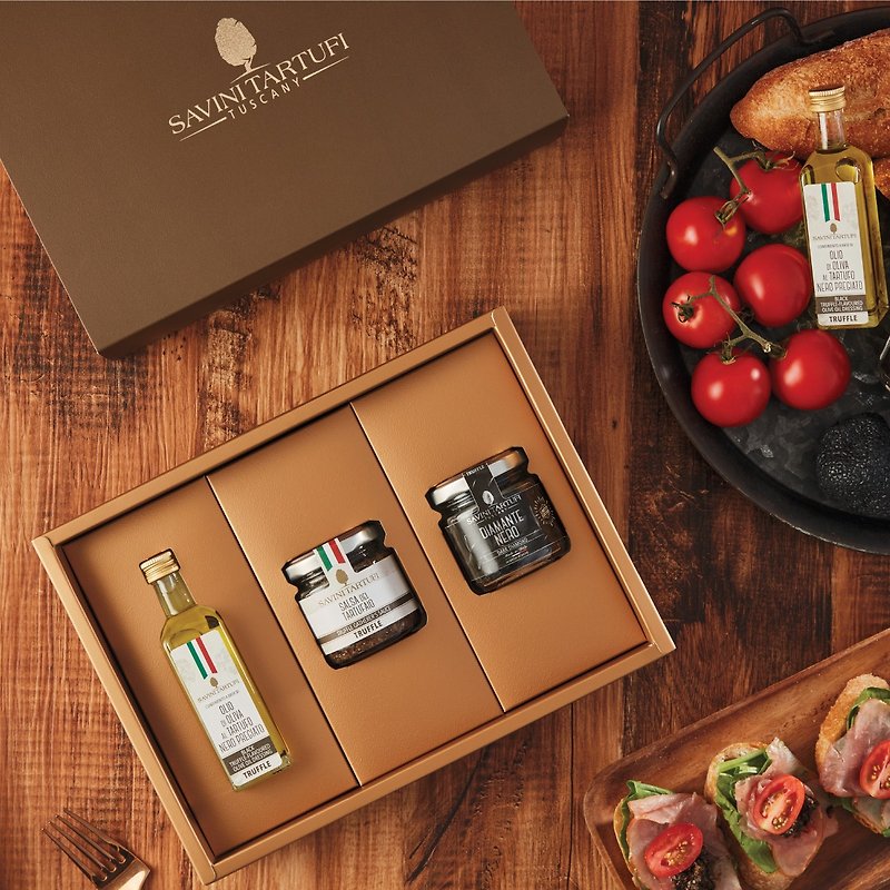 [Savigny Truffle] Hunter Black Truffle Gift Box (comes with a high-quality brand paper bag/can write blessing cards on your behalf) - Sauces & Condiments - Fresh Ingredients 