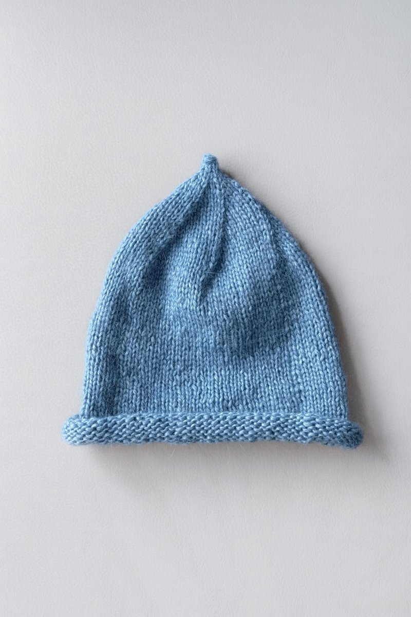 冬の新作、純粋な手編み、ベビーアルパカ使用、非常に肌に優しく柔らかなどんぐりニット帽 - 帽子 - ウール 