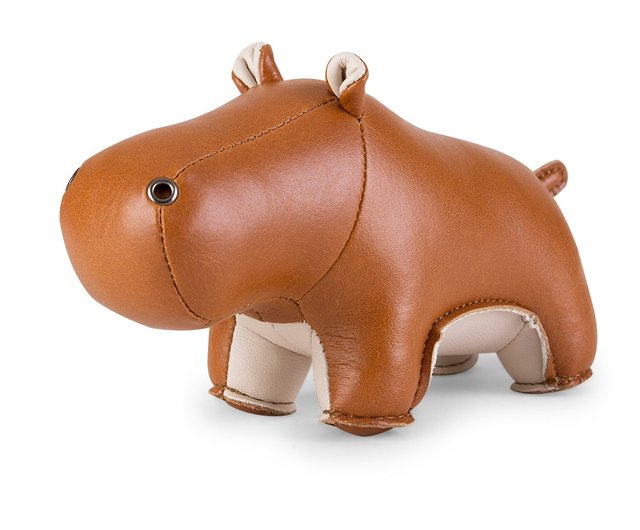 かばの置物 オレンジ