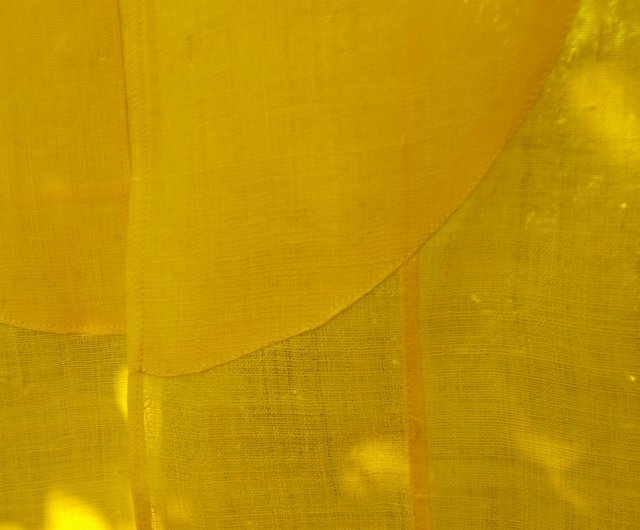 麻のれん 満月 黄月 - ショップ noren.sin のれん・表札 - Pinkoi