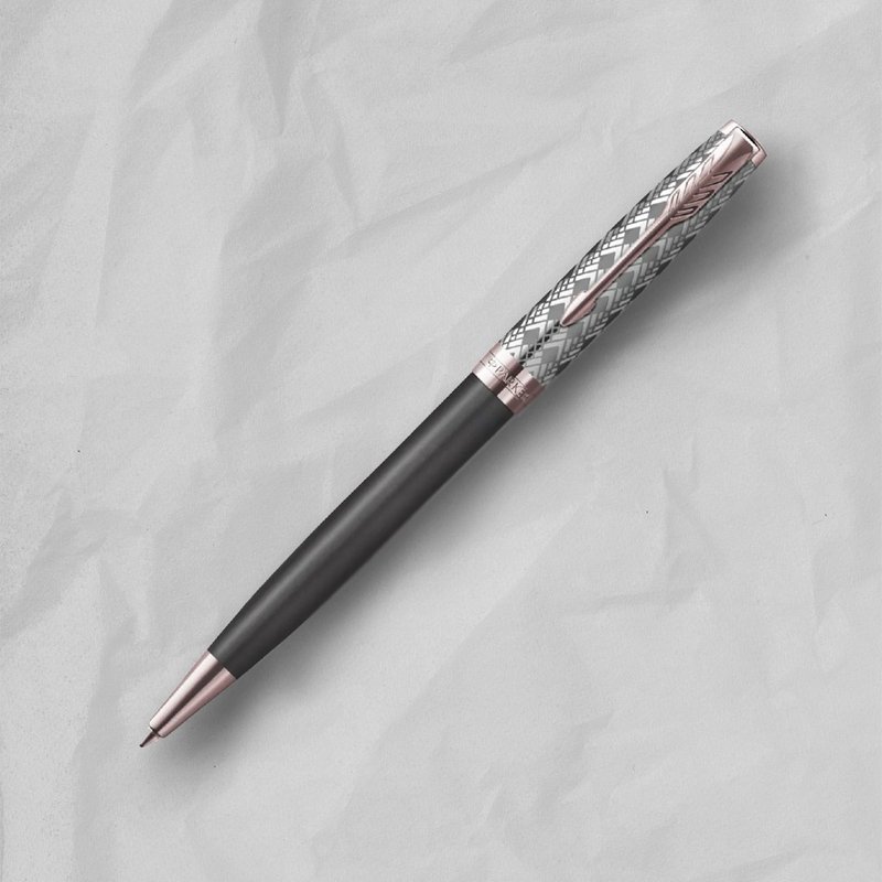 PARKER 派克 卓爾致臻系列 墨灰 原子筆 免費刻字 - 原子筆/中性筆 - 其他金屬 銀色