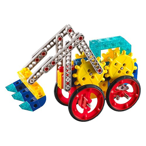Edx 艾迪客 - 台灣製兒童玩具 我的百變齒輪-交通積木組 (12162) 生日禮物 新年禮物 兒童益智