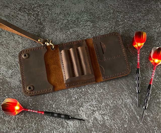 ダーツケース　ダーツ　レザー カメオ ダーツケース スキニーレザー CAMEO Dats case SKINNY