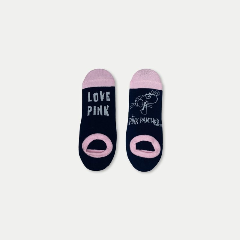 Hate Monday'' X PINK PANTHER - SOCKS(PPHM-23S16) - Socks - Cotton & Hemp Pink